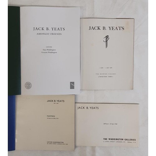 381 - Jack B Yeats: Catalogues: The Waddington Galleries 1963; The Dawson Gallery 1966; Waddington Galleri... 