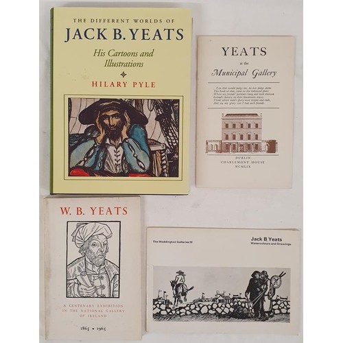 387 - The Different Worlds of Jack B. Yeats - his cartoons and illustrations,1994; Jack B Yeats -watercolo... 