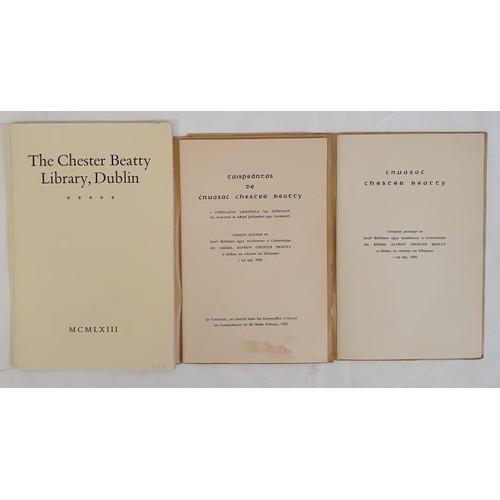 401 - Chester Beatty:Catalogue, Exhibition of the Chester Beatty Collection at the National Gallery of Ire... 