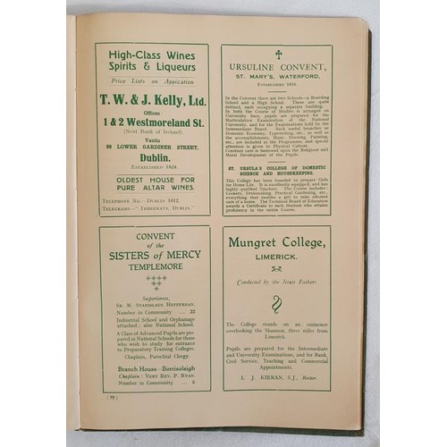 407 - CATHOLIC EMANCIPATION CENTENARY RECORD: JUNE 1929 Myles V. Ronan Published by Literary Committee, Du... 