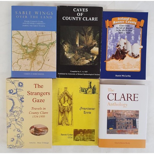 420 - Clare Interest: Caves of County Clare compiled by C A Self; Sable Wings over the Land-Ennis County C... 