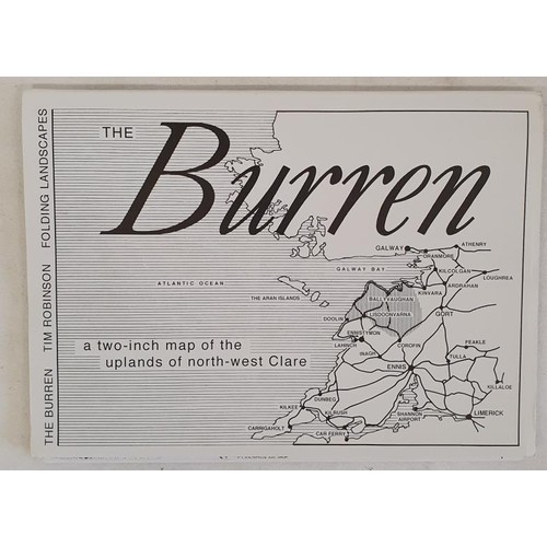 422 - [Tim Robinson Map]. The Burren: A Map of the Uplands of North West Clare. 1977. T. D. Robinson, Cill... 