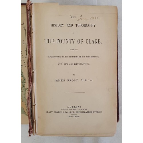 425 - The History and Topography of the County of Clare from the earliest times to the beginning of the 18... 