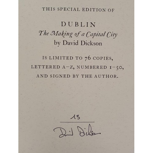 453 - David Dickinson - Dublin - The Making of a Capital City. Published by Lilliput Press, 2014. Publishe... 