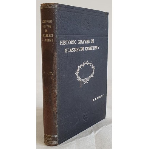 456 - Historic Graves in Glasnevin Cemetery, by R. J. O'Duffy, 1915 with folding map. 1st Ed HB