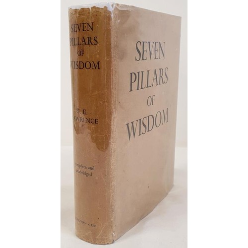 463 - LAWRENCE, T.E. [Thomas Edward] – Seven Pillars of Wisdom, published 1935. First UK Edition, Fi... 