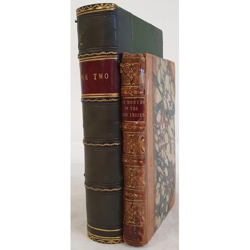 498 - H. M. Coleridge. Six Months in the West Indies. 1832. Folding map. Interesting book plate of the Duk... 