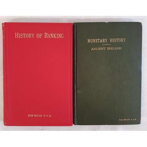 507 - Dom Nolan, OSB, History of Banking in Ireland and Elsewhere, small 8vo, 1923. Monetary History ..Anc... 