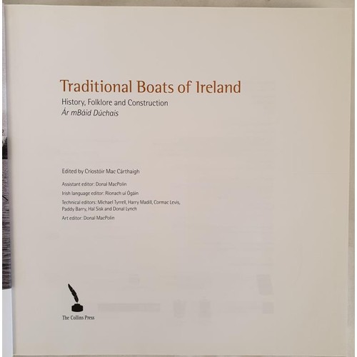 509 - Traditional Boats of Ireland: History, Folklore, and Construction by Criostoir MacCarthaigh. Collin&... 