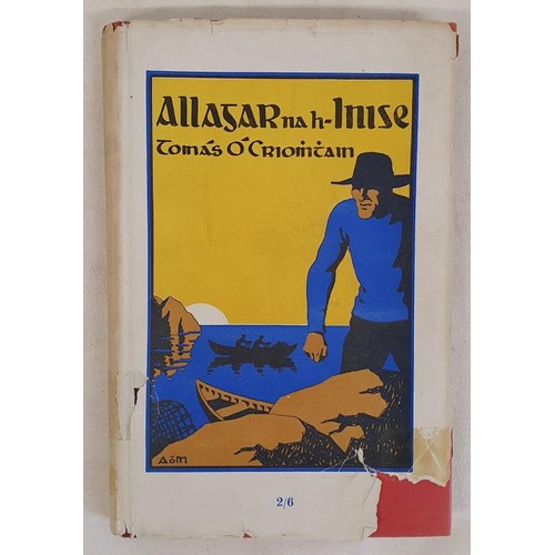 546 - {rare dust wrapper]. Allagar na h-Inise. Tomás Ó Criomhthain. Dublin. 1928. rare first edition of Bl... 