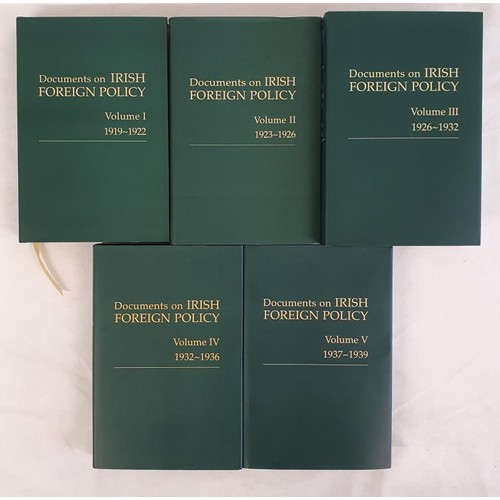 584 - Irish Interest: Documents on Irish Foreign Policy Vol 1-5, 1919-1939. An invaluable source of resear... 