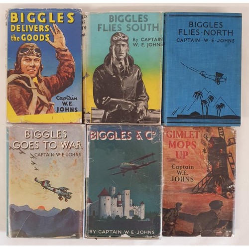 593 - Captain W.E. Johns – Biggles Delivers the Goods, published 1946. BIGGLES Flies North. Publishe... 