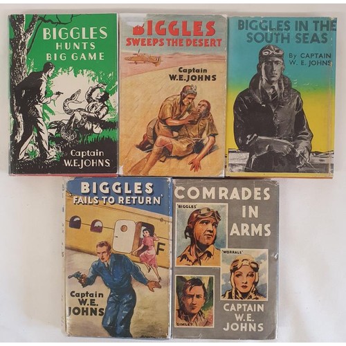 594 - Captain W.E. Johns – BIGGLES ‘Fails to Return’ Published 1943. BIGGLES Hunts Big G... 