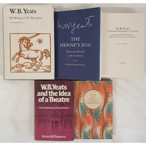 596 - W. B. Yeats: The Herne's Egg, manuscript materials, 1993; W. B. Yeats and the Idea of Theatre by Jam... 