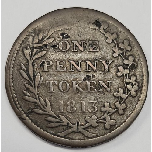 11 - Ireland - W McKenzie Coleraine One Penny Token 1813