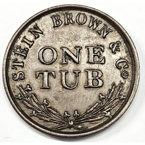 20 - Stein Brown & Co., Limerick for 'One Tub'. Late 18th century Irish Distillery tokens, these toke... 
