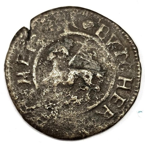 28 - Limerick Butchers Token - Limerick Butchers around a paschal lamb holding a cross with pennon, Rever... 
