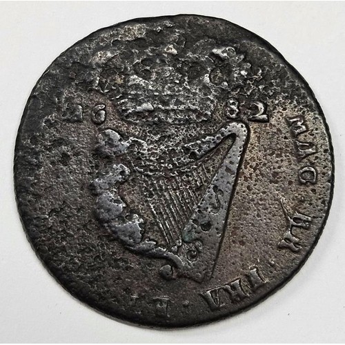 62 - Ireland - Charles II Half Penny, 1682