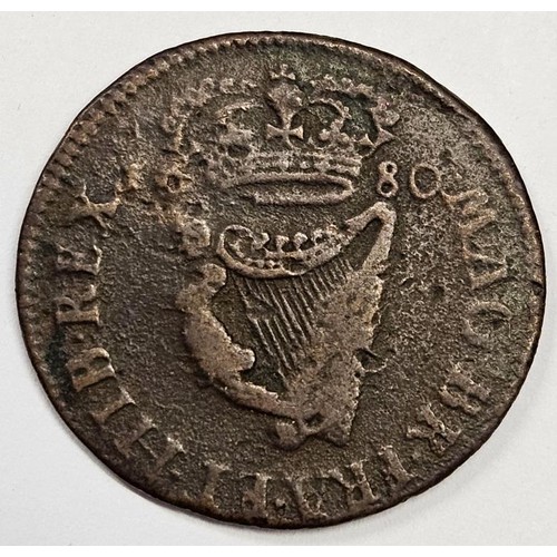 65 - Ireland - Charles II Half Penny, 1680