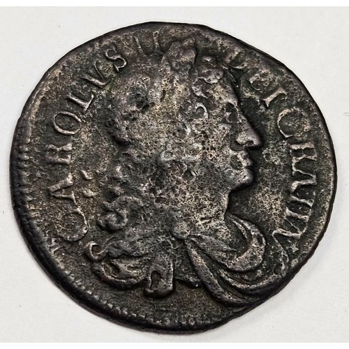 66 - Ireland - Charles II Half Penny, 1681