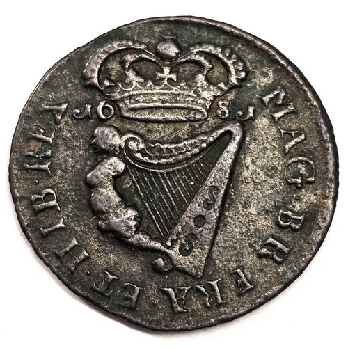 66 - Ireland - Charles II Half Penny, 1681