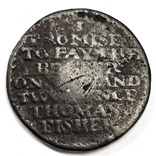 73 - Ireland - County Down. Newtownards. I Promise To Pay The Bearer...Thomas Fisher Copper 2 Pence Token... 