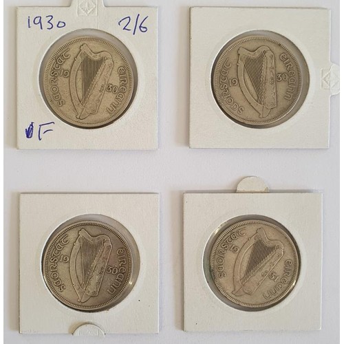 83 - Ireland: Half Crowns, 1930, F (4)