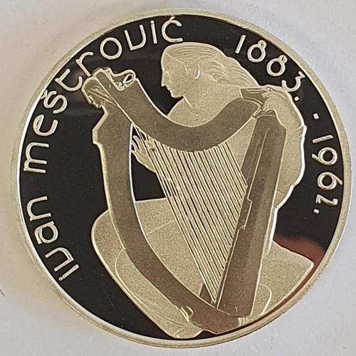 94 - Ireland: 2007 Ivan Mestrovic €15 Silver Proof Coin. Limited edition No. 5262 of 8000. In origin... 