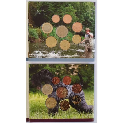 109 - Ireland: 2011 Uncirculated Coin Set, Animals of Irish Coinage ; and 2012 Animals of Irish Coinage Un... 