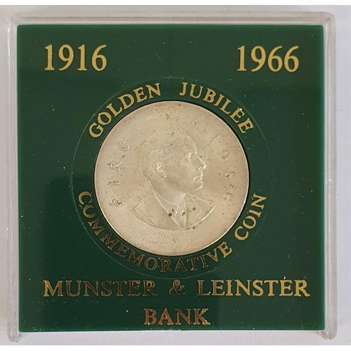 116 - Ireland: 1916-1966 Padraig Pearse Golden Jubilee Commemorative Silver Ten Shilling Commemorative Coi... 