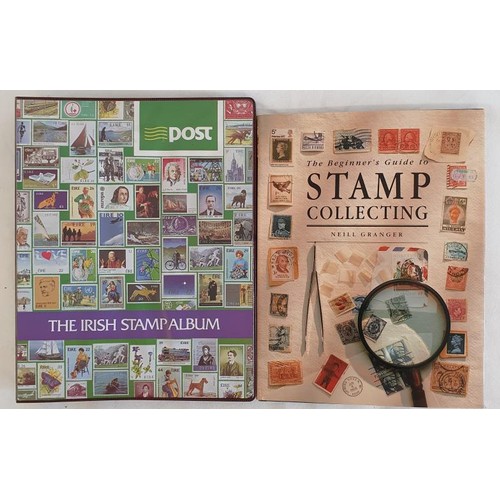 142 - Irish Postage Stamp Album 1922 to 1968 plus The Beginner's Guide to Stamp Collecting (2)