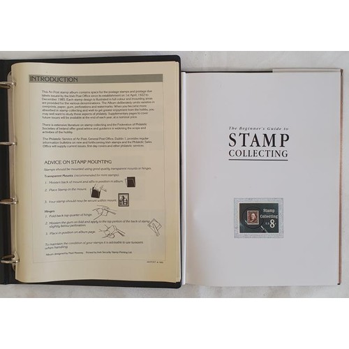 142 - Irish Postage Stamp Album 1922 to 1968 plus The Beginner's Guide to Stamp Collecting (2)