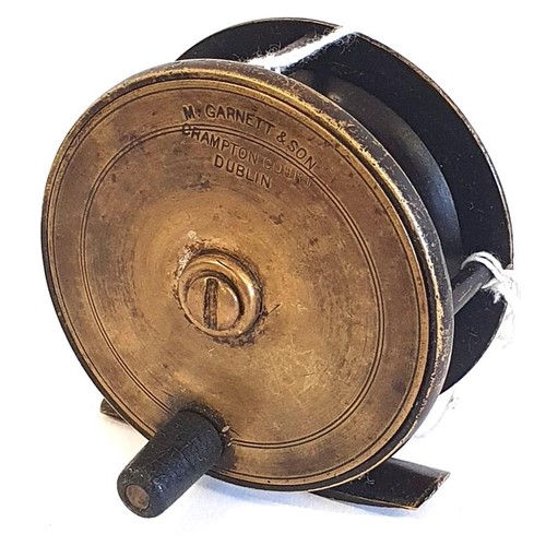 159 - An M Garrett & Son, Crampton Court, Dublin 3inch Brass Reel