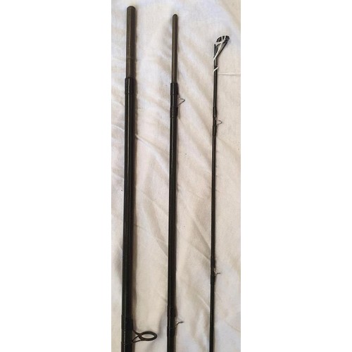 160 - Bruce & Walker 7-10 Carbon Three Piece 13ft Fishing Rod in original canvas bag