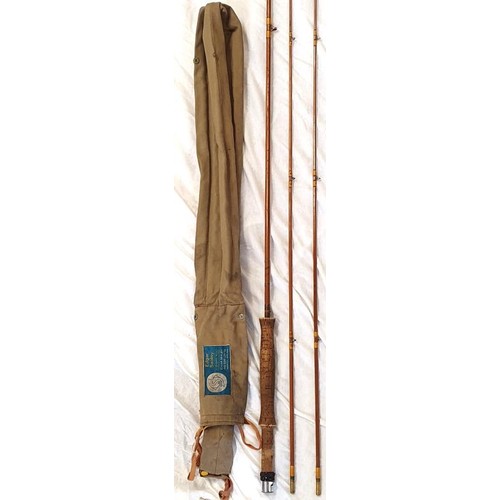 168 - Sealey Specialist 2-Piece Split Cane 9ft Fishing Rod with a spare tip