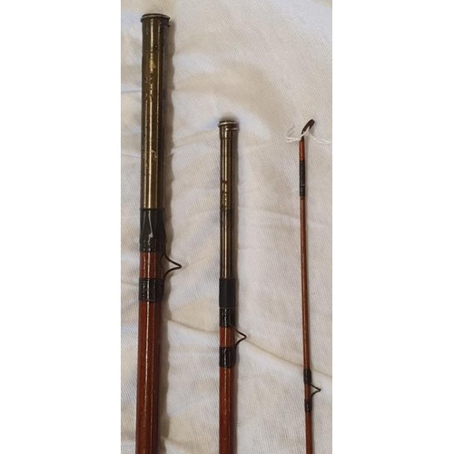 172 - J Enright & Sons, Castleconnell (Co Limerick), 14 foot Green Heart Salmon Rod (3-piece) with ori... 