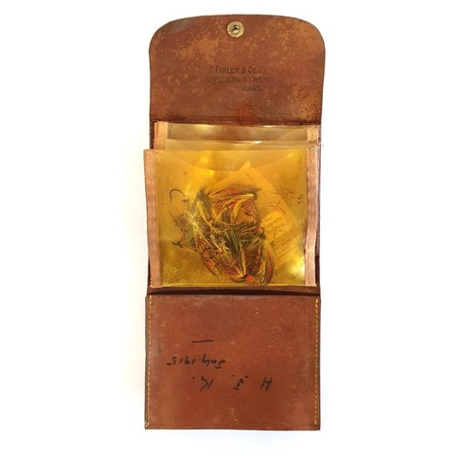 217 - G Farlow & Co. Ltd., 10 Charles Street, St. James's Square, S.W. London Fly Pouch, along another... 