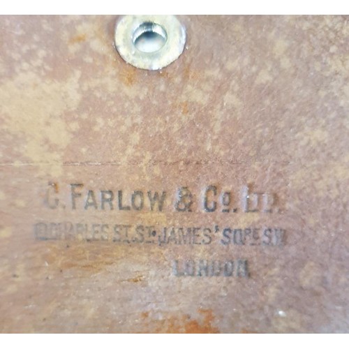 217 - G Farlow & Co. Ltd., 10 Charles Street, St. James's Square, S.W. London Fly Pouch, along another... 