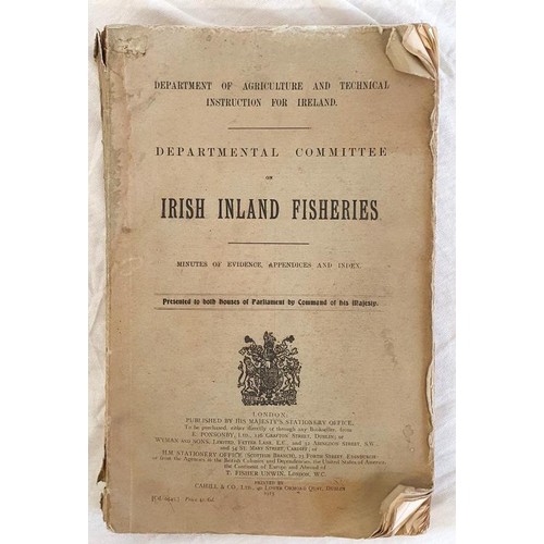 251 - Departmental Committee on Irish Inland Fisheries. Minutes of Evidence, appendices and index.. London... 