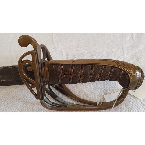 263 - British Infantry Officer's Sword, 1822 Pattern with folding guard