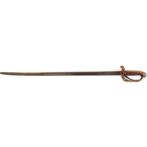 263 - British Infantry Officer's Sword, 1822 Pattern with folding guard