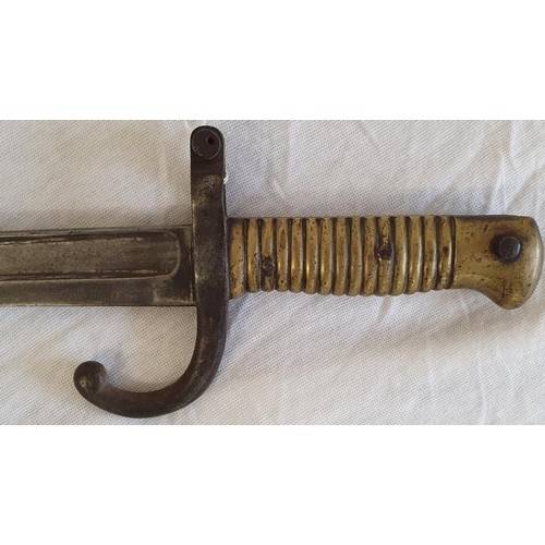 265 - French Bayonet with brass grip