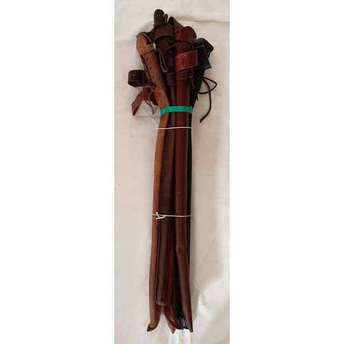 274A - Seven Leather Sword Scabbards