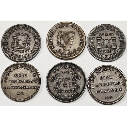 63 - O'Grady Clinton & Co, Drapers, 19 & 20 Henry St Dublin May Ireland Flourish Token; and The C... 