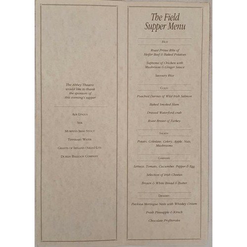 4 - John B. Keane; The Field, Programme for the World Premiere of the Field (film) at Savoy 1, Dublin Th... 