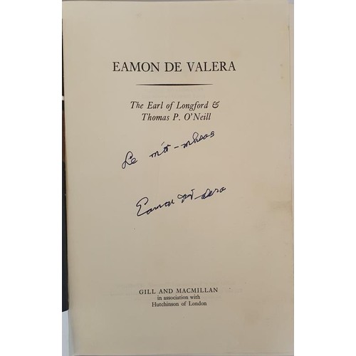 14 - Eamon De Valera – by The Earl of Longford & Thomas P. O’Neill, published, Dublin 197... 