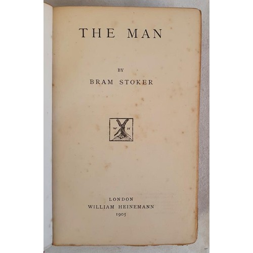 23 - Bram Stoker – THE MAN, published by William Heinemann, 1905. First UK Edition, First Printing.... 