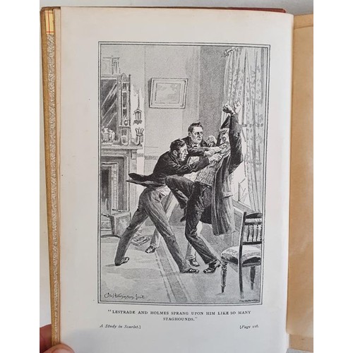 37 - Arthur Conan Doyle - A Study in Scarlet, published 1894 by Ward Lock & Bowden, London. First UK ... 