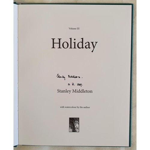 60 - Stanley Middleton – HOLIDAY, published by the Oak Tree Fine Press 2007. First Chapter of the B... 