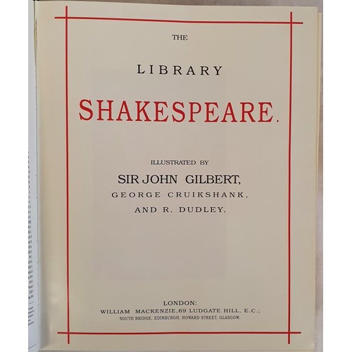 67 - The Illustrated Library Shakespeare Shakespeare William Published by Robert Frederick, 2007. . Sir J... 